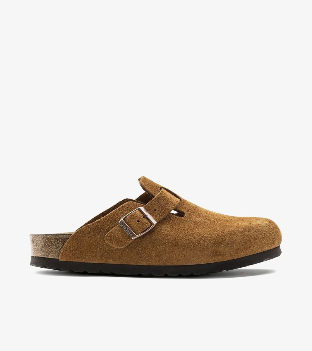 【BIRKENSTOCK】Boston Soft Footbed Taupe - Narrow★関税込 Birkenstock Boston Soft Footbed Suede Taupe (Narrow Fit)