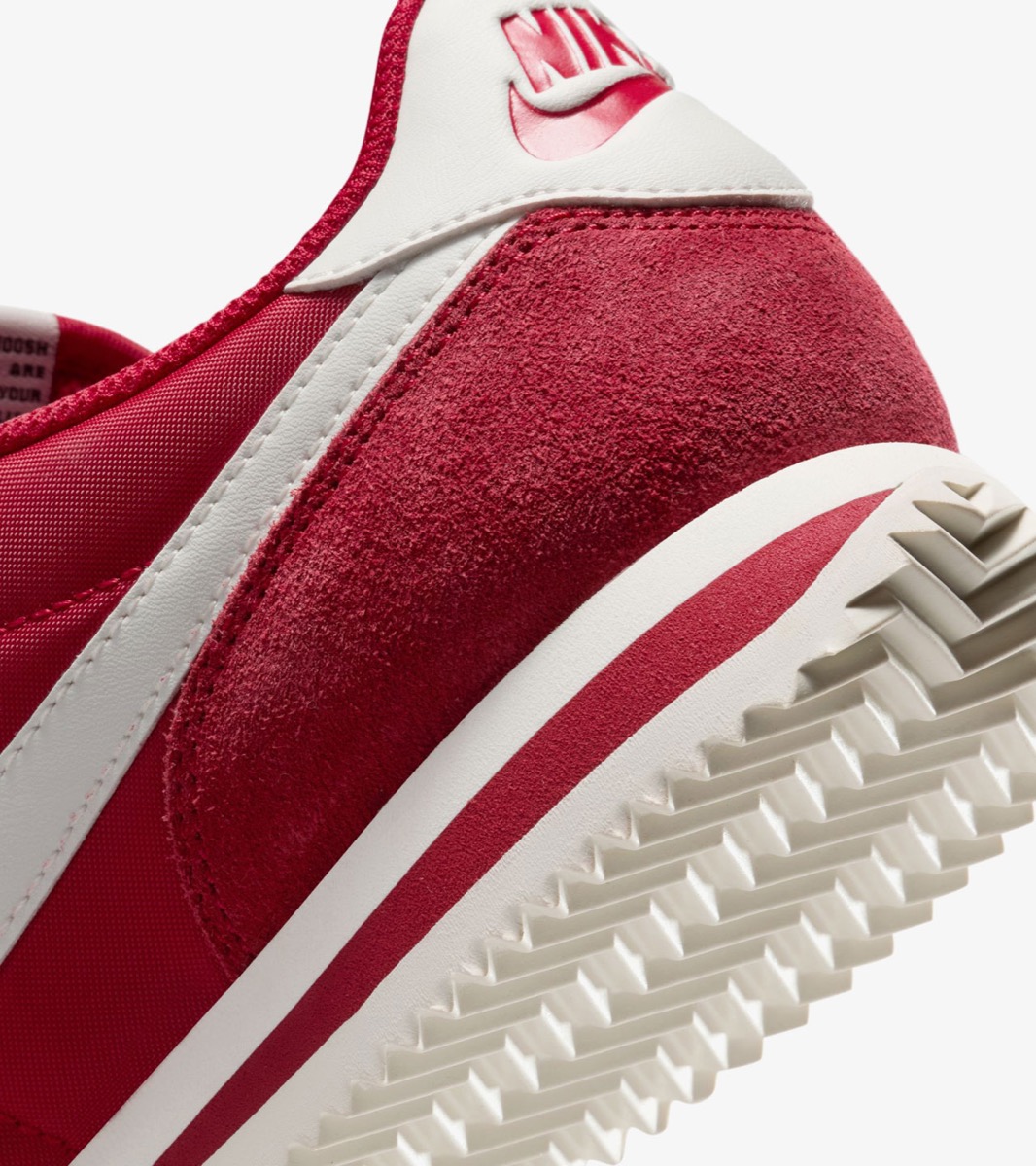 mens red and white nike cortez