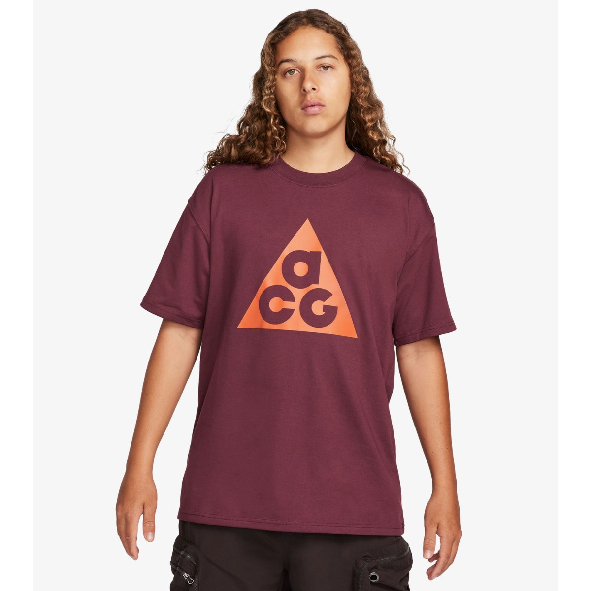 Nike Acg Short sleeve T shirt Night Maroon CornerStreet