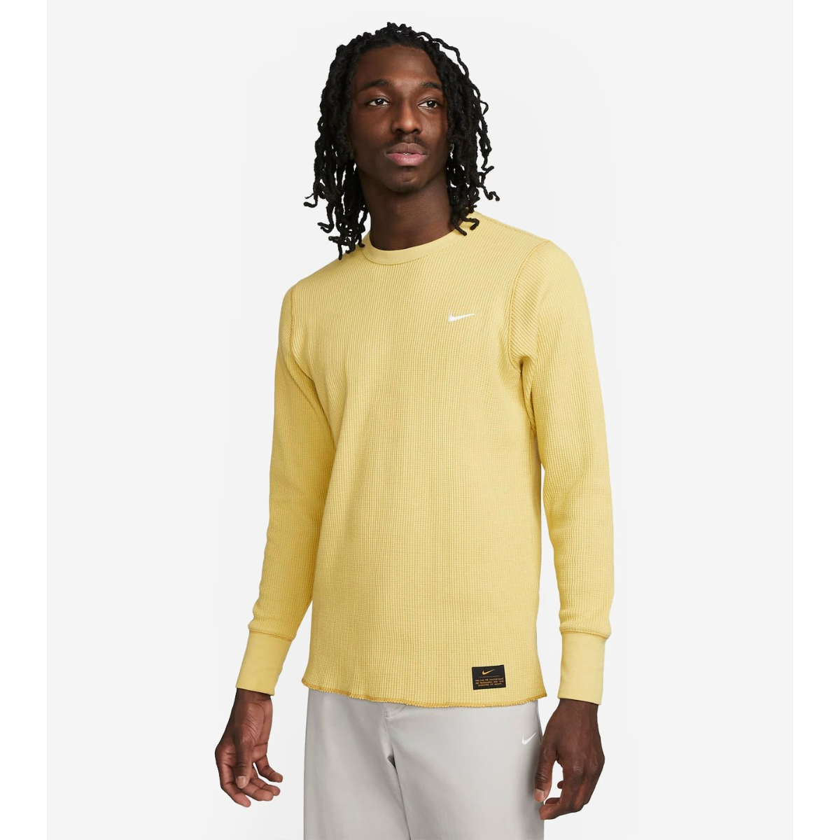 Nike Life Long-Sleeve Heavyweight Waffle Top