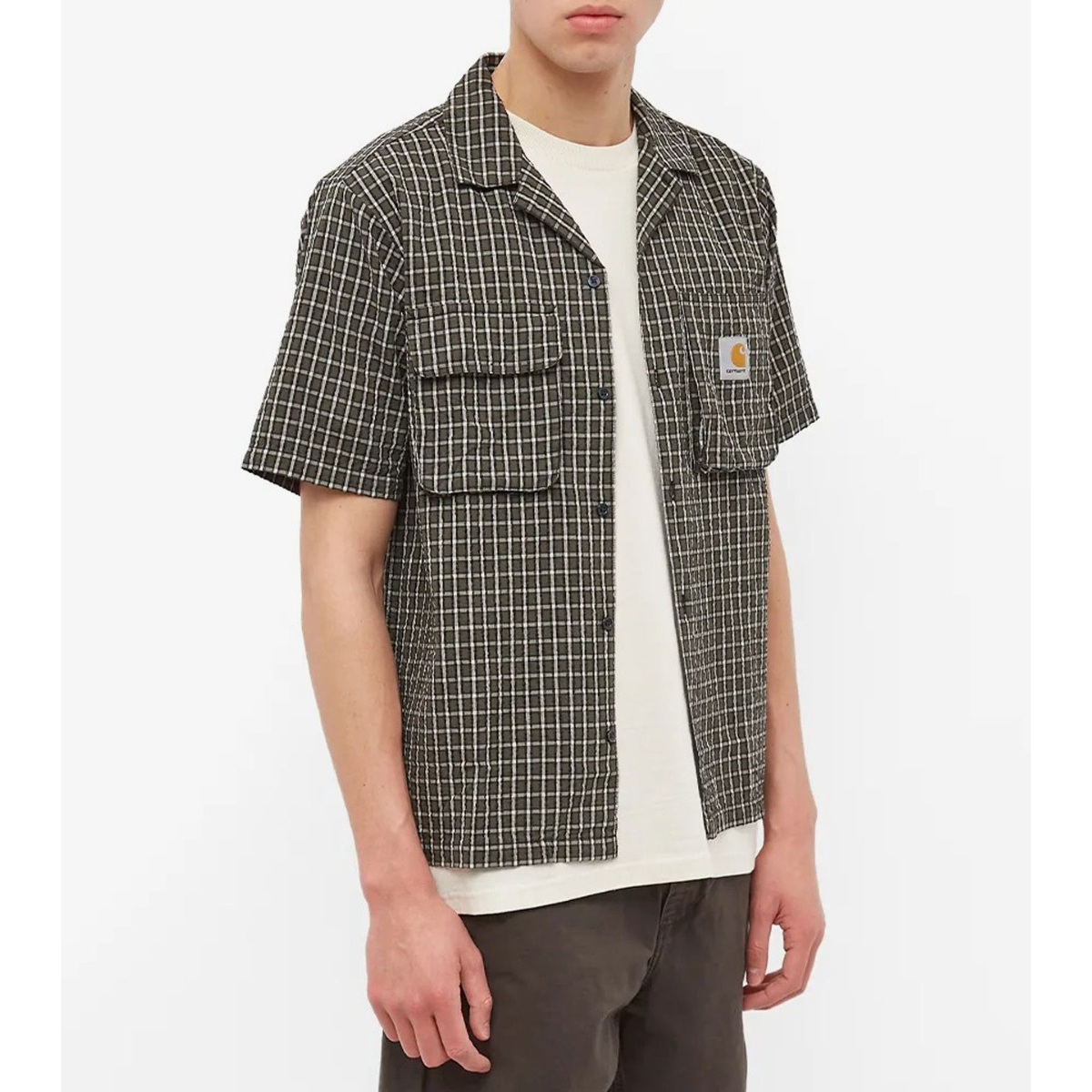 carhartt wip dryden short sleeve shirt