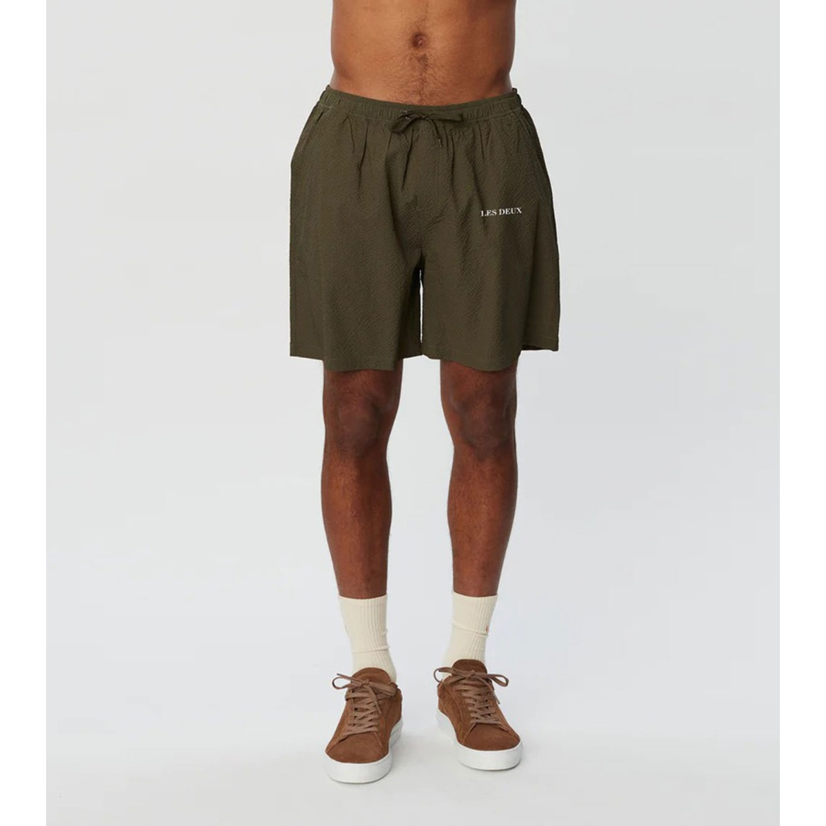 Stan seersucker swim shorts Blå