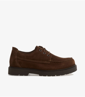  Highwood Moc Lace Low Suede Unisex – Carafe