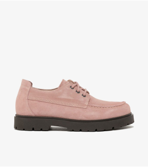  Highwood Moc Lace Low Suede Unisex – Pink Clay