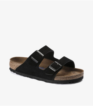  Arizona Soft Footbed Suede – Black