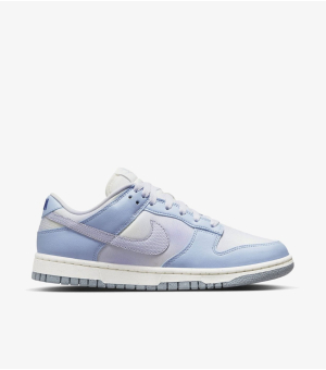  wmn dunk low canvas white blue airbrush