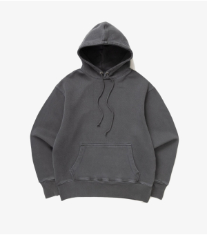  Loopback Hoodie – Washed Black