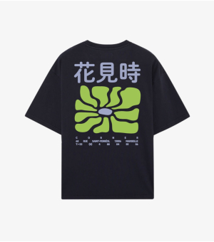  Tee-shirt – Modele 2 Flower Black