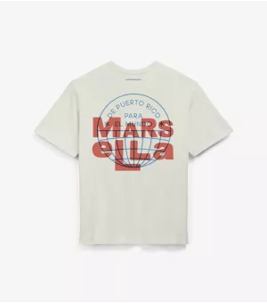 Dtmf Bad Bunny Heavyweight Marsella Merch T-shirt – Cream
