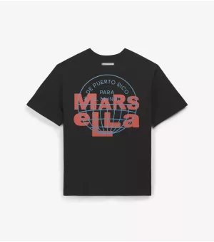  Dtmf Bad Bunny Heavyweight Marsella Merch T-shirt – Black