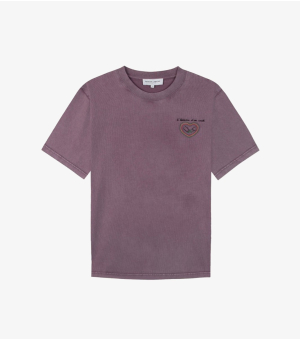  Tee-shirt Patureau – Croco Crush Violet Washed