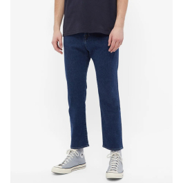 Edwin Universe Pant Cropped Cs Santo Domingo Blue Dark