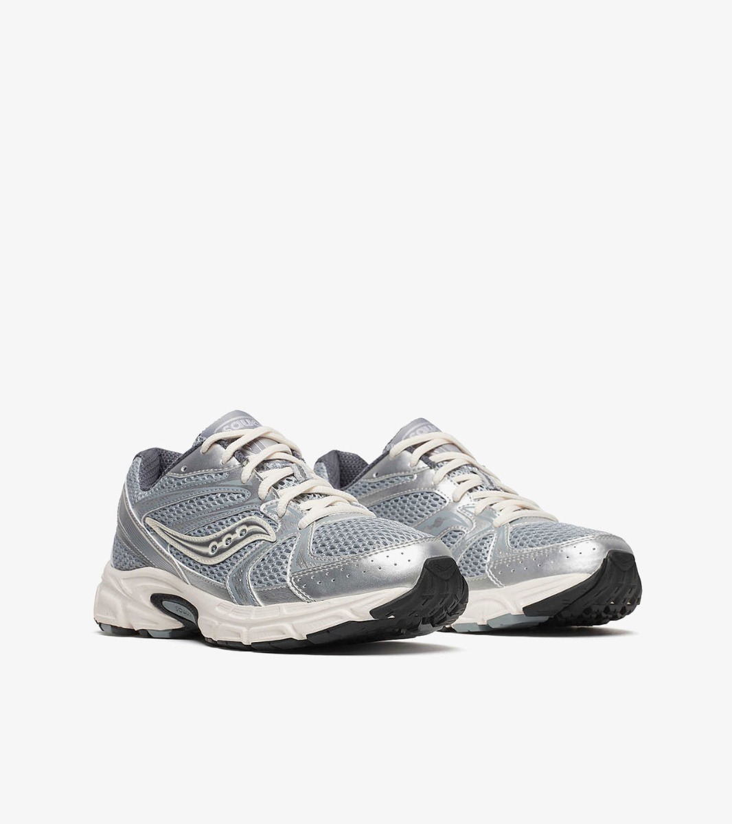 Baskets Saucony Ride Millennium – Couleur Crème/argent – Style Rétro Confortable – Amorti GRID – Tous Les Jours